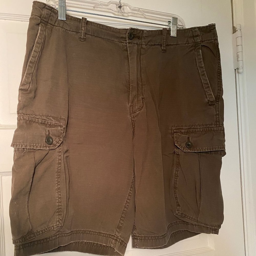 JCrew Distressed Cargo shorts 36